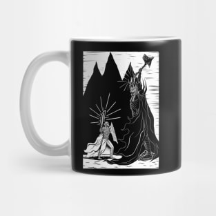 Fingolfin battles Morgoth Mug
